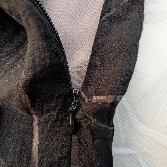 Women's Small Black and Grey Mini Dress - Picture 3 of 8